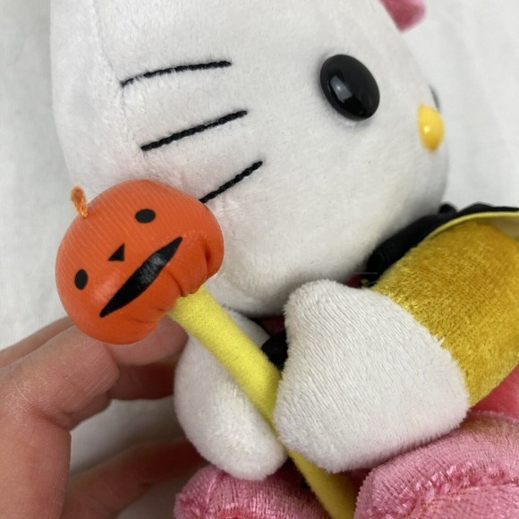 Y2K RARE Hello Kitty Witch HalloweenCollectible Plushie Stuffed Animal, Sanrio - Picture 13 of 15
